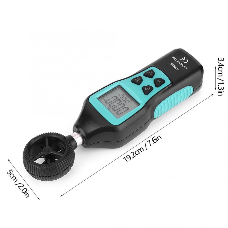Anemometer FY856 Hand-Held Digital Anemometer Wind Speed Meter Wind Measuring Tools Wind Speed Measurement Tools