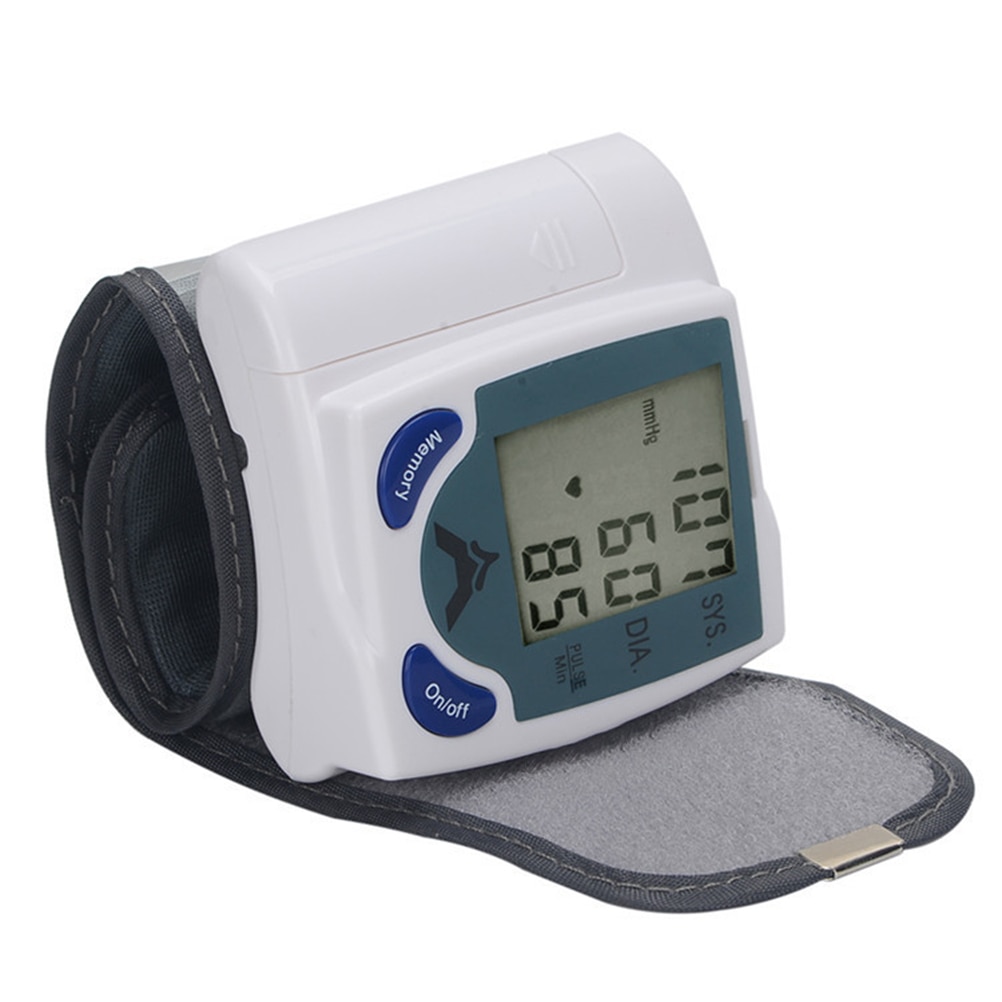 Automatische Digitale Bloeddrukmeter Bovenarm Monitor Met Manchet Voice Bloeddrukmeter Manometer Meter Tonometer