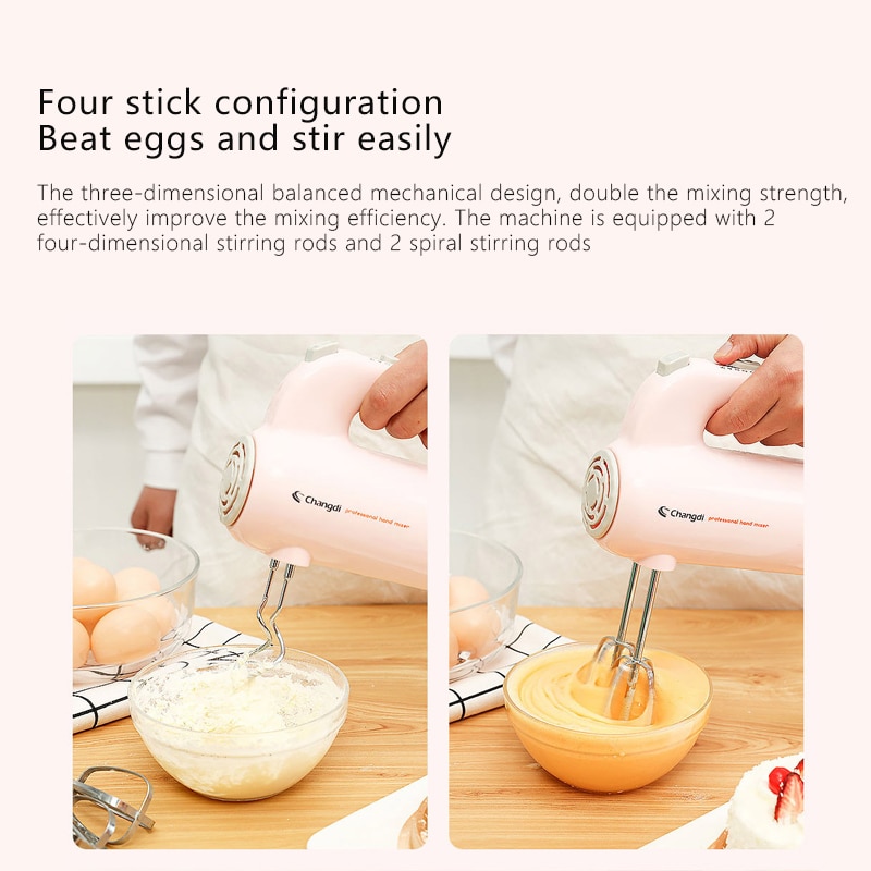 Xiaomi Mijia Changdi N330 Hand Blender Electric Kitchen Portable Egg Mixer5 Speeds Multi Function of Quick