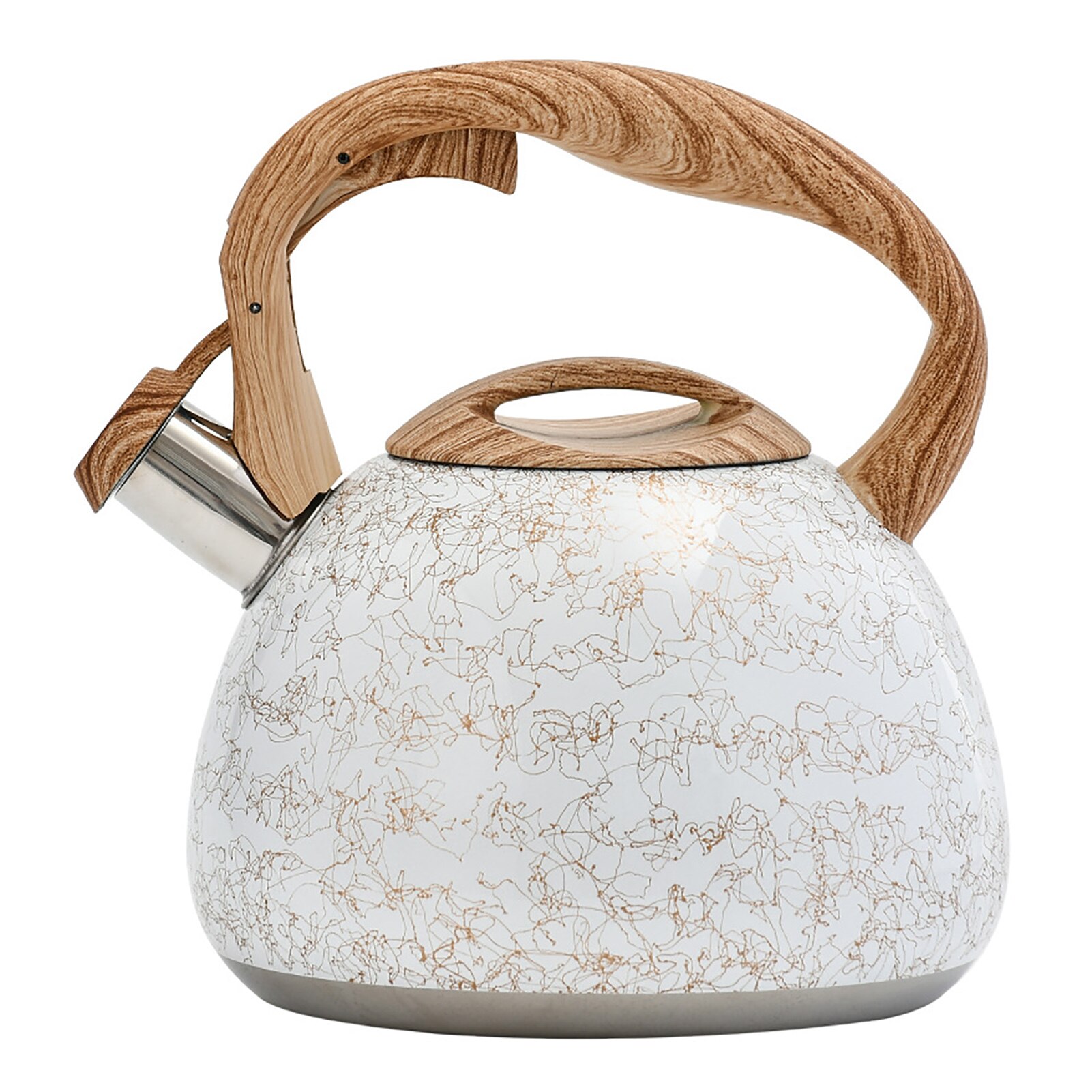2.8L Whistling Kettle For Gas Stove Chaleira Bouilloire Stainless Steel Whistle Tea Kettle Water Bottle
