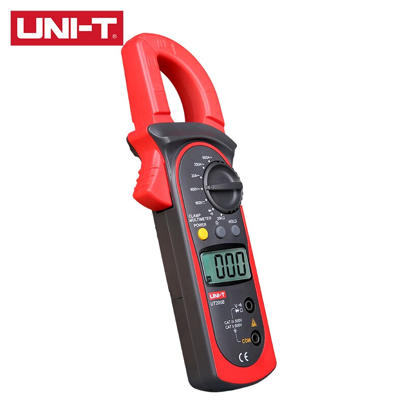 UNI-T UT200A/UT200B Digital Clamp Meter LCD backlight with 1999 readings manual range Over-range prompt Data retention