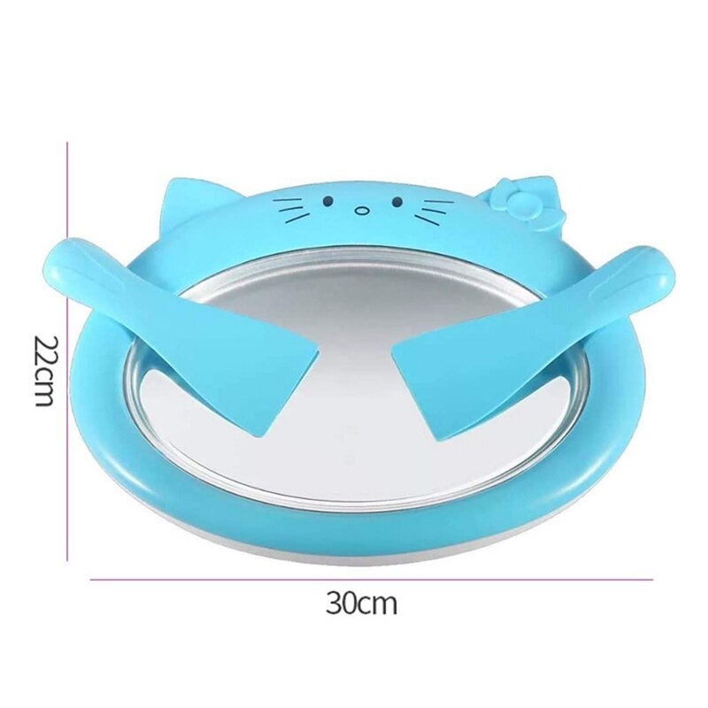 Ice Cream Maker Instant Yogurt freeze Pan Ice Roll Time Pan for Healthy Homemade Rolled Ice Cream freeze Yoghurt