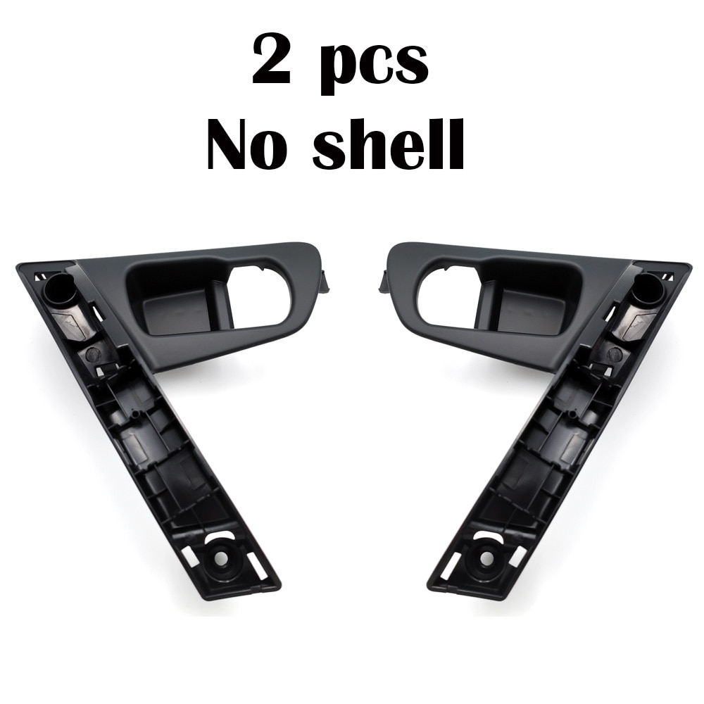 Manijas de puerta Interior de coche partes interiores de Color plata para Nissan Qashqai j10 2007, , , , , 12 13 14: handle 2pcs