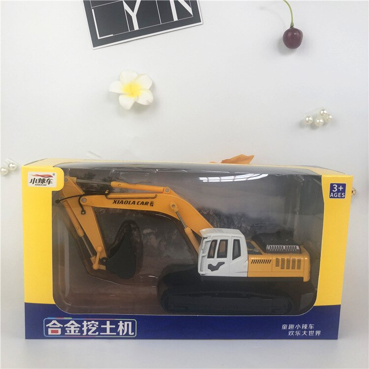 1/50 Slip Alloy Metal Excavator Model Children Toy