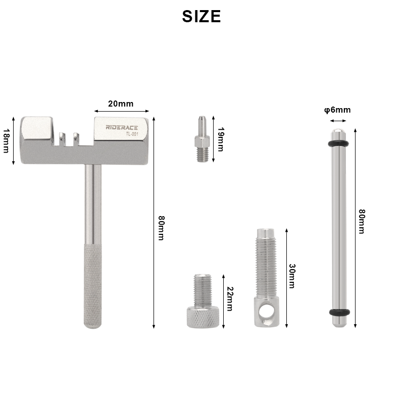 Dé à coudre interchangeable pour vélo, outil de démontage, séparateur à dégagement rapide, outils de réparation et de retrait, accessoires de cyclisme
