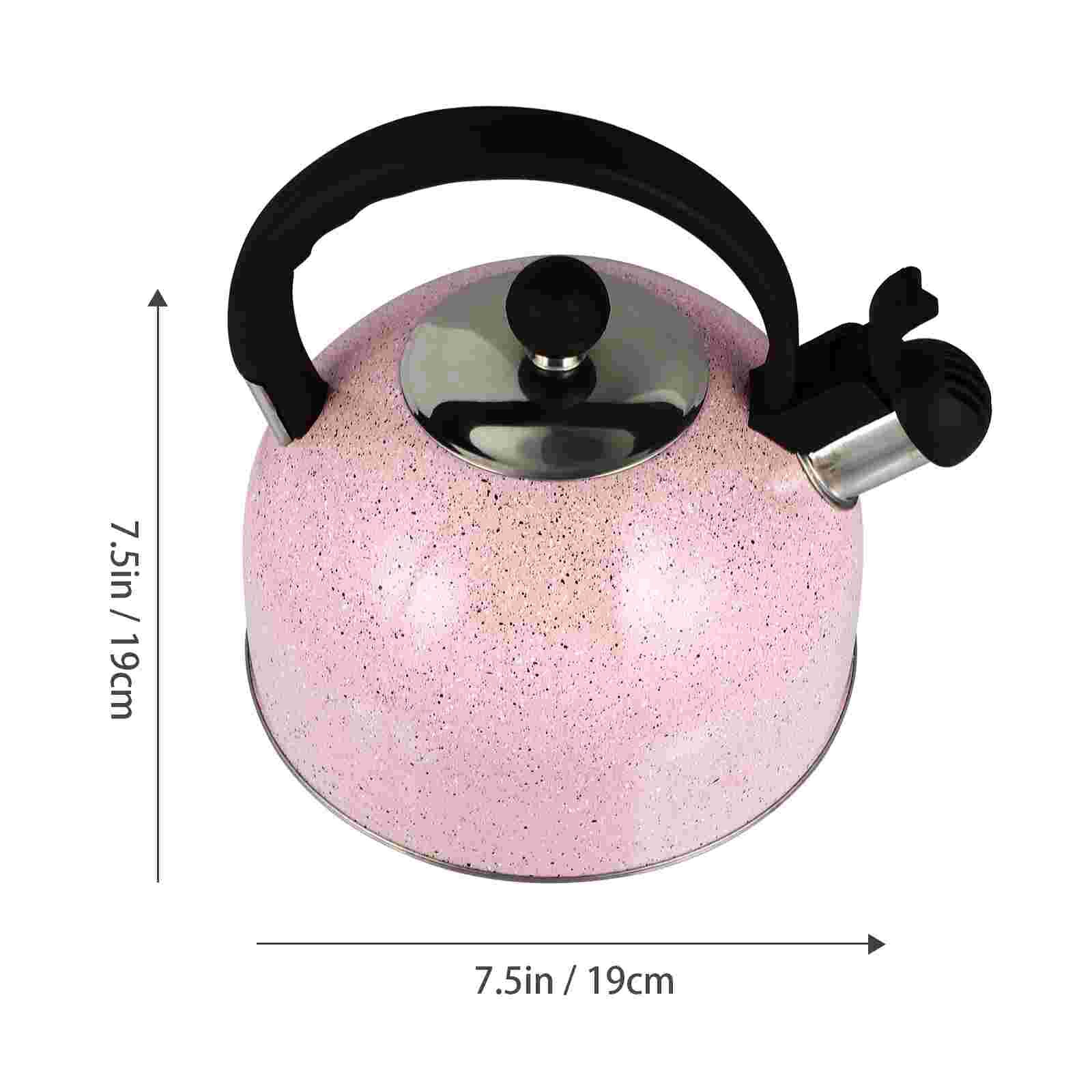 1pc Whistling Kettle 2.5L Stainless Steel Whistle Tea Kettle Water Bottle Tea Pot )