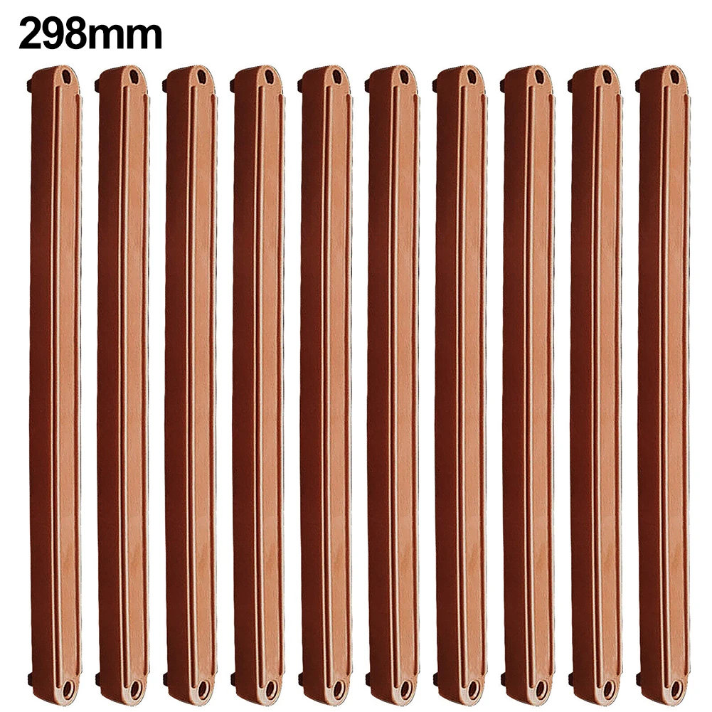 10 Stuks Trekrail Plastic Ladegeleiders 180/235/298 Mm Treklopers Vervanging Lade Lopers Garderobe Geleiderail Skidway: Oranje