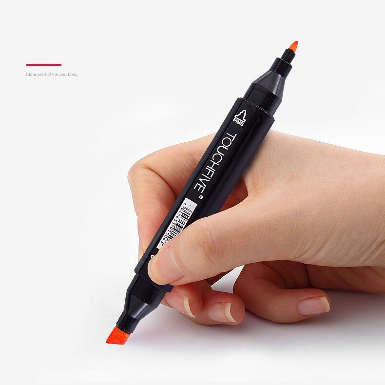 TouchFIVE 40 couleurs double tête Art marqueurs ensemble stylo marqueur d'alcool huileux pour dessiner Manga vêtements de produit croquis marqueurs