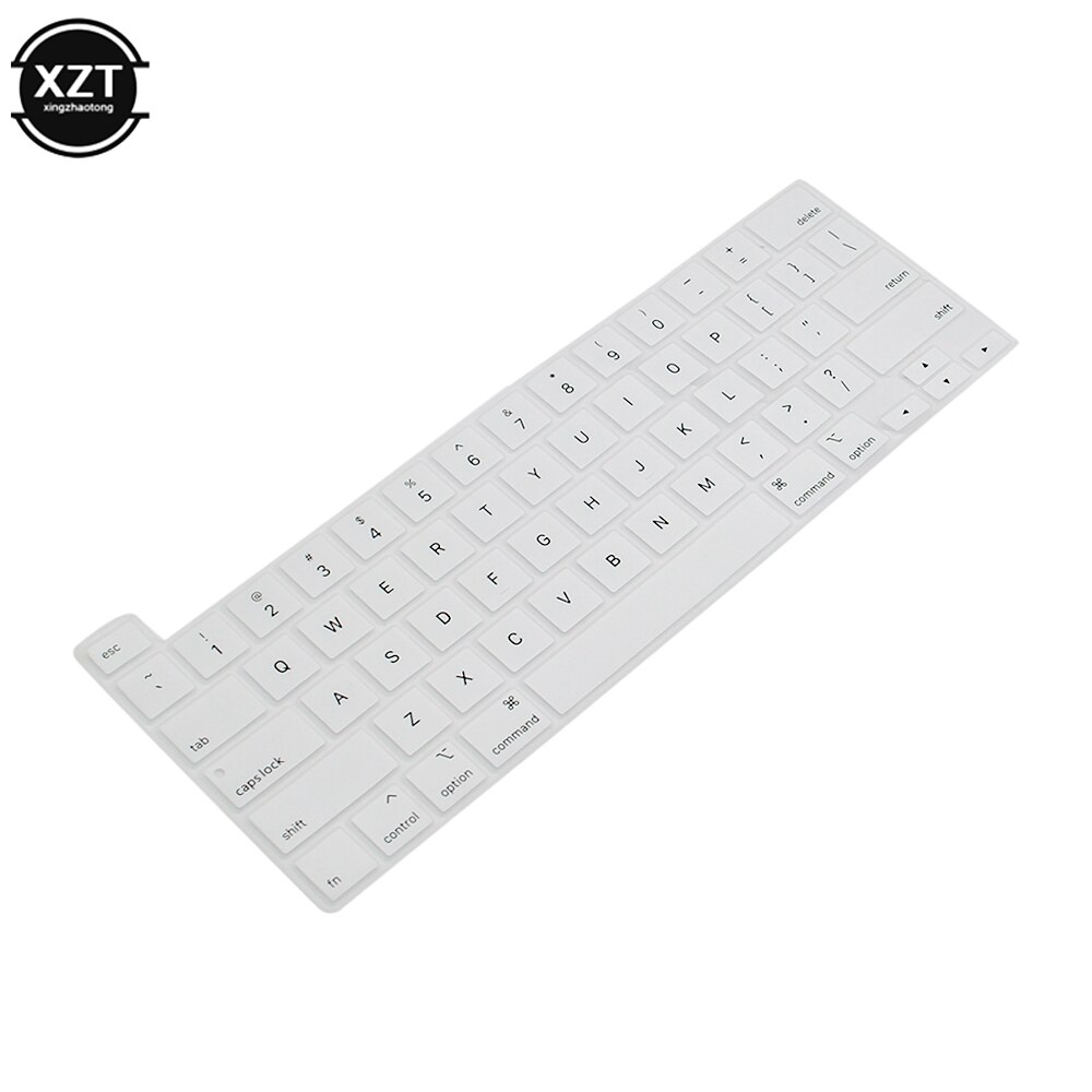 Funda protectora transparente para Macbook Air ), protector de silicona transparente para todas las series, Macbook pro 13, 15: Blanco