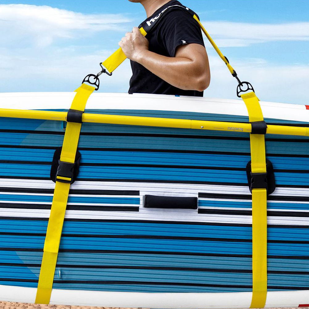 Cinghia per il trasporto della tavola da paddle Cinghia per il trasporto SUP regolabile Tracolla per tavola da surf per paddle Tavole da surf Longboard