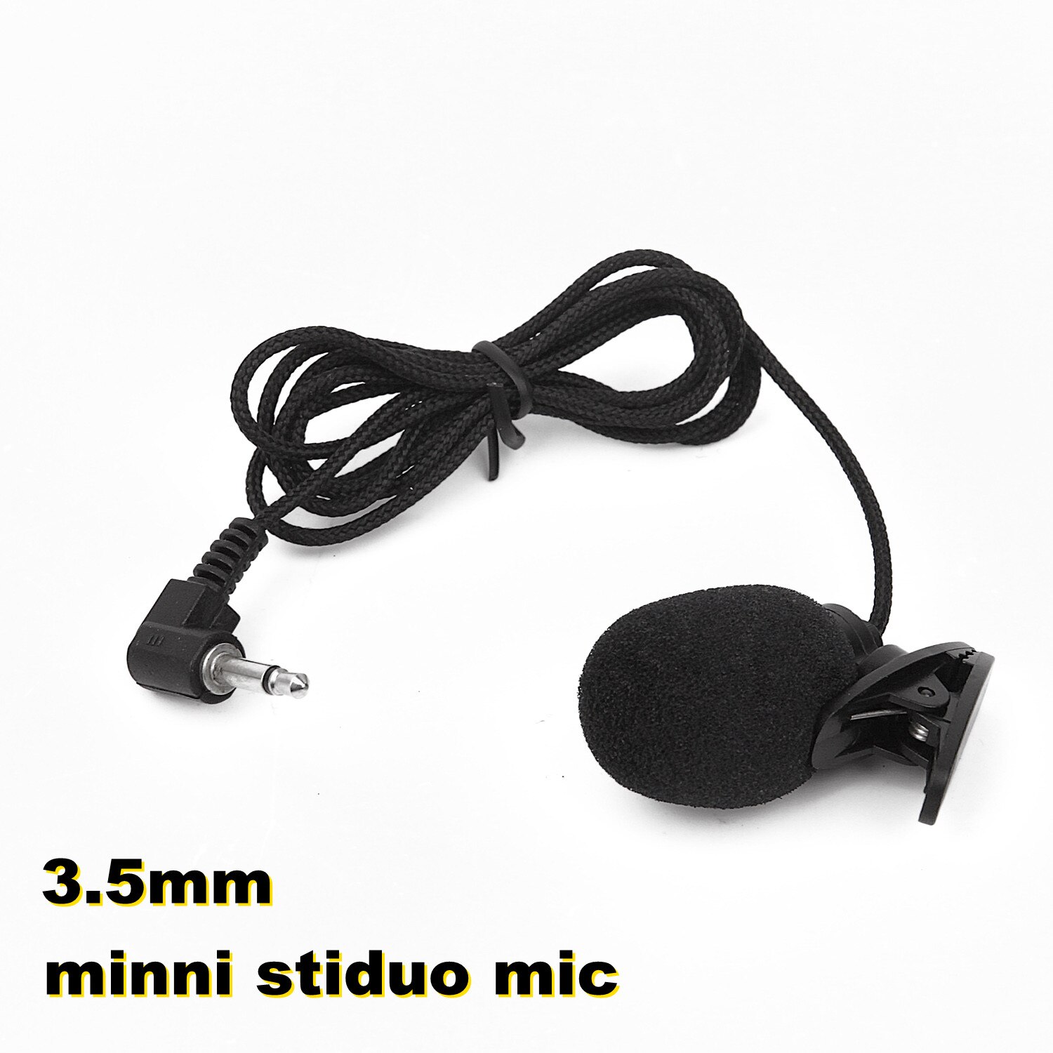 Mini micrófono externo con cable de 3,5mm, Mini micrófono de voz de estudio con Clip en solapa, micrófono de escenario para altavoz, 1 ud./3 uds.