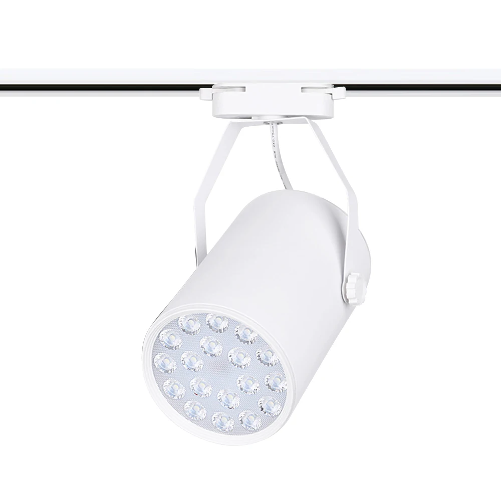 Luz de pista led cree chips lâmpada de pista iluminação ferroviária para casa holofote roupas internas loja quarto luminária: orange / 5w / Azul