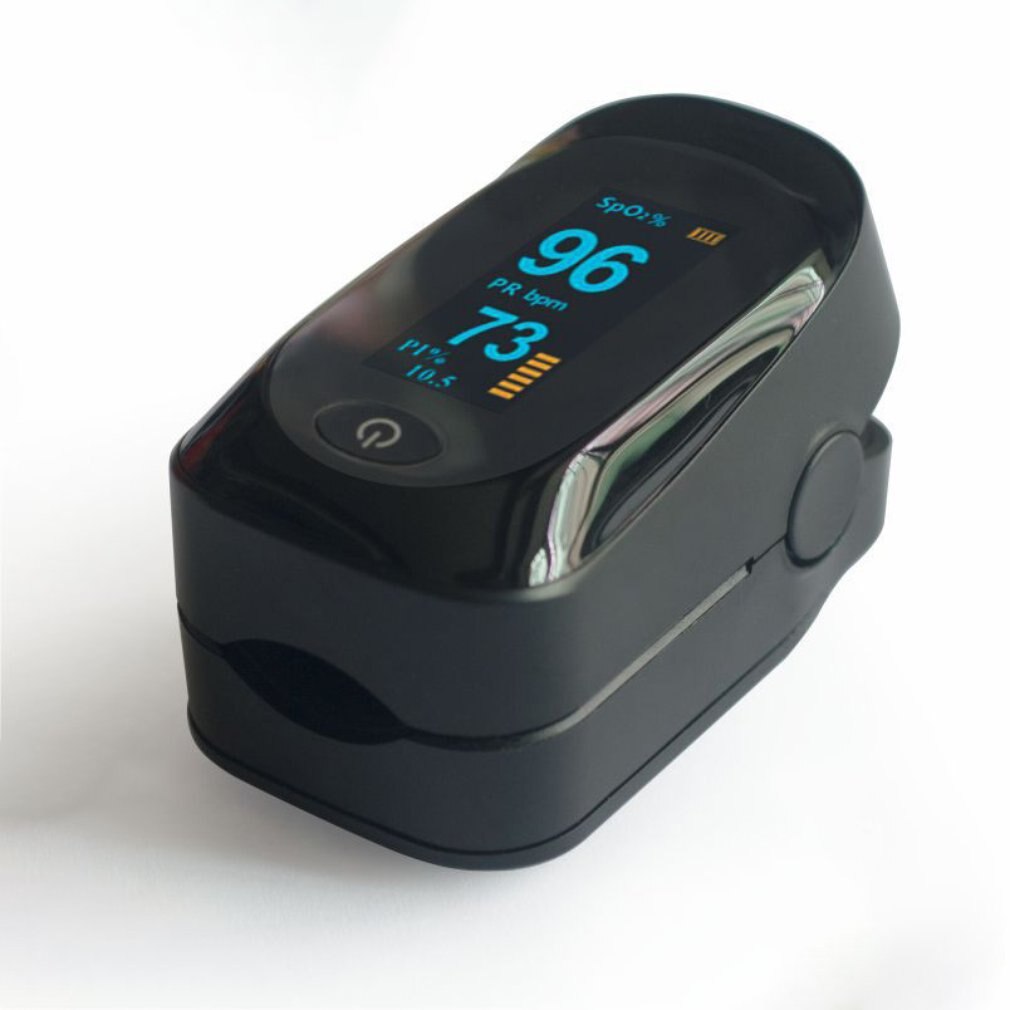 1 Pcs Fingertip Pulse Oximeter Household Oxygen Saturation Monitor Pulse Blood Oxygen Saturation Detector