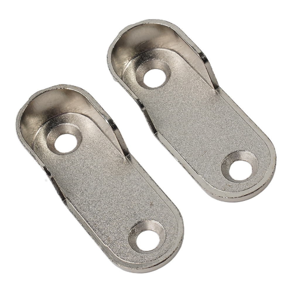 2/4/8 stücke Kleiderschrank Halterung Heavy Duty Edelstahl Stange Buchse Flansch Stange Halter Schrank Stange Ende unterstützung U-förmige Schrank Halterung: green