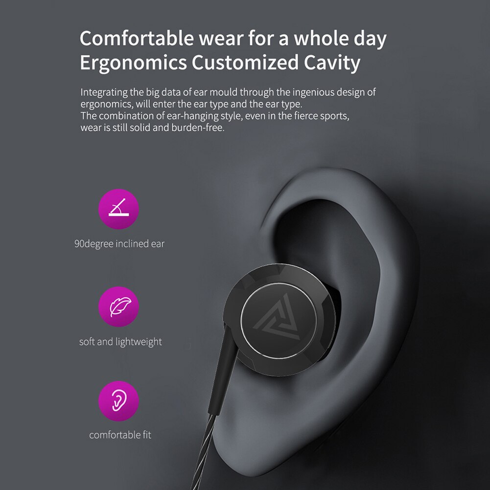 Rock Zircon stéréo dans l'oreille musique écouteur Mini universel 3.5mm équilibré immergé basses écouteurs pour MP3 ordinateurs portables