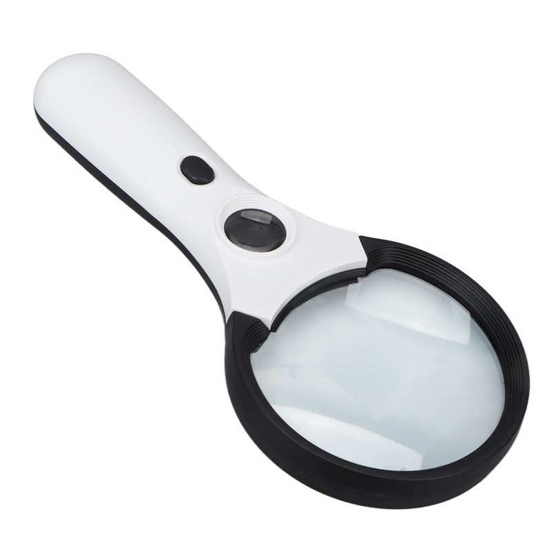 3X Magnifying Glasses LED Magnifying Glass 4 LEDs for Reading