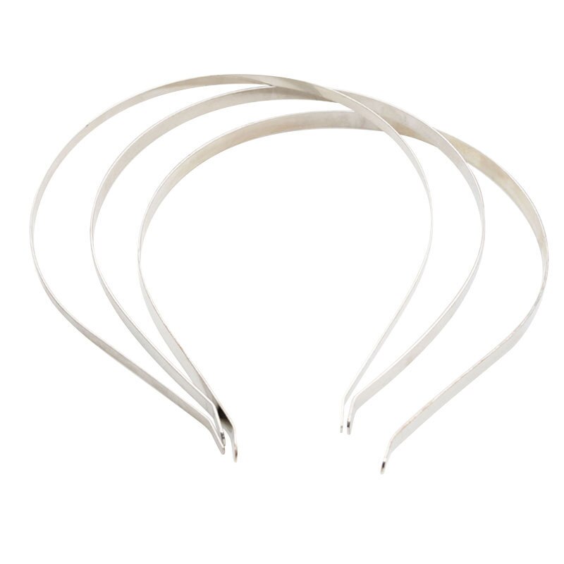 10 stks/partij Mode Metalen Blank Haarband Hairwear 3 4 5 6 7mm Breedte Handgemaakte Vrouwen Decoratie Haarbanden DIY Haar sieraden Bevindingen