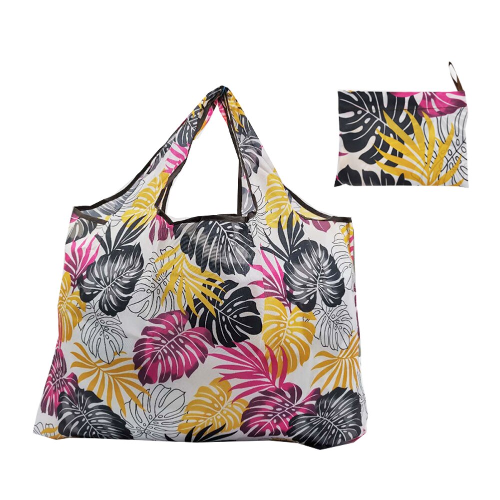 Women's Large Shopping Bags Foldable Washable Tote Reusable Handbag Waterproof Grocery Bag for Everyday Use: C