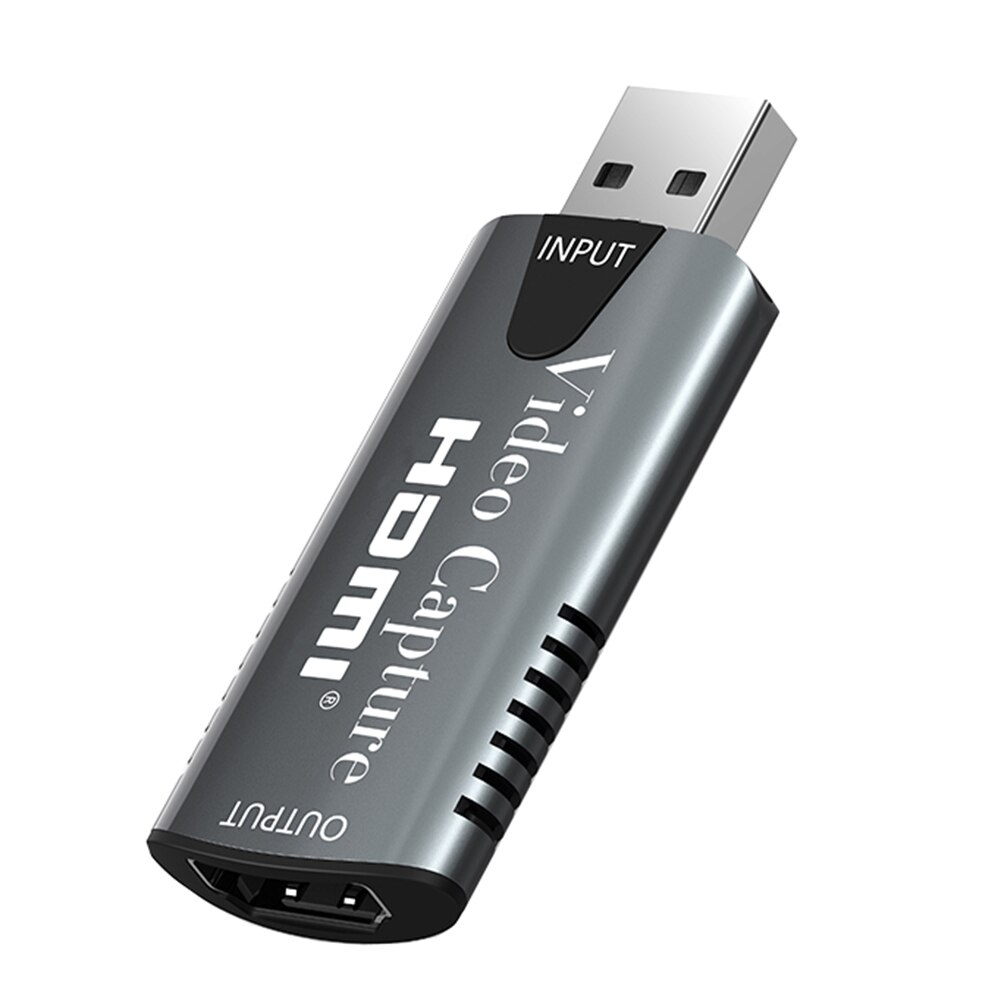 1080P Video Capture Card USB 2.0 to HDMI Office Caring Live Grabber Records Box HDMI HD Computer Supplies for OBS