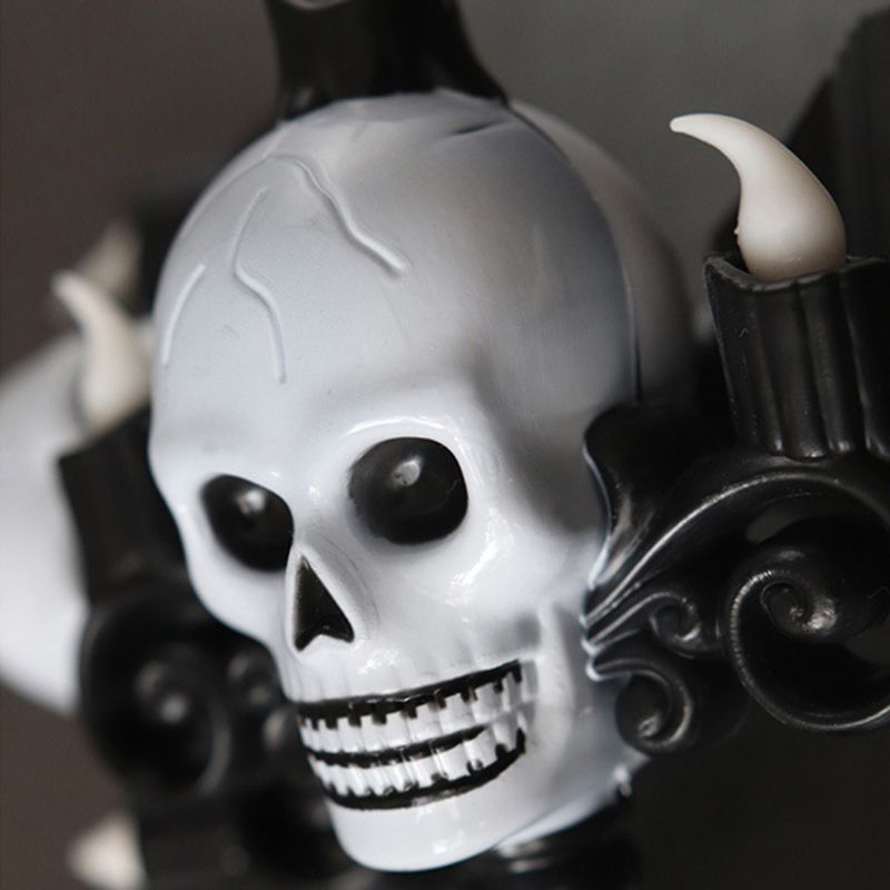 Halloween thematisiert Party Dekoration Ornamente unheimlich Geist Kopf Kerzenhalter Lampe Bar Schrecklichen Szene Layout Dekor Requisiten