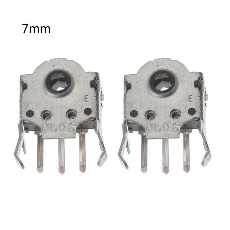 2 pcs original alps mouse encoder mouse decoder 7mm 9mm 11mm high accuracy for raw  g403 g603 g703 roller wheel hccy: Black