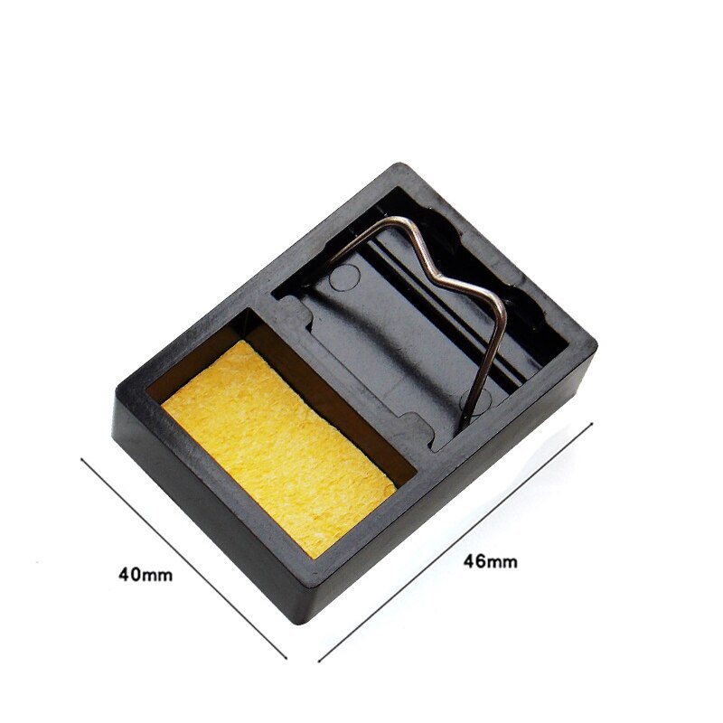 Portable Electric Soldering Iron Frame With Solder Sponge Metal Support Soldering Iron Stand Holder Include Tip Cleaner Sponge