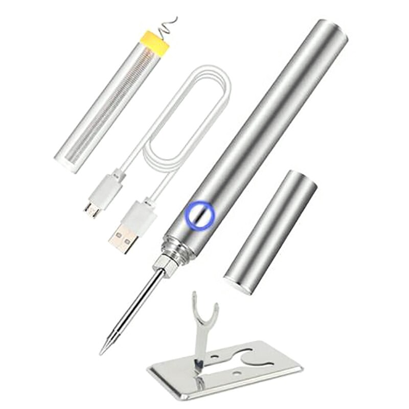 USB-soldeerboutpunten – Vervangende Punten, Schroefdraad, E10-interface, Set Van 3 (punt, Hoefijzer, Snijpunt), Hittebestendig, Koper