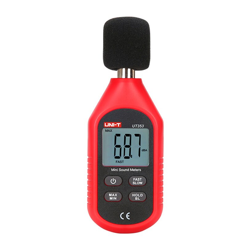 Mini Digital Sound Level Meter 30-130dB Decibel di Rumore Monitoraggio Tester Strumento di Misura SDF-SHIP