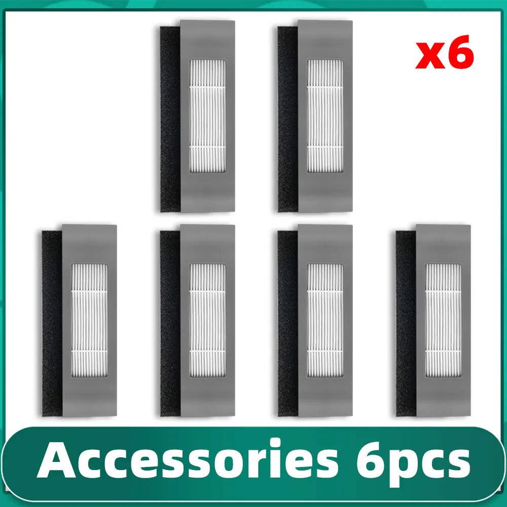Para Ecovacs Deebot N8 PRO T8 T8 AIVI Yeedi 2 Hybrid Vac Robot aspirador filtro Hepa cepillo lateral principal fregona pieza de repuesto