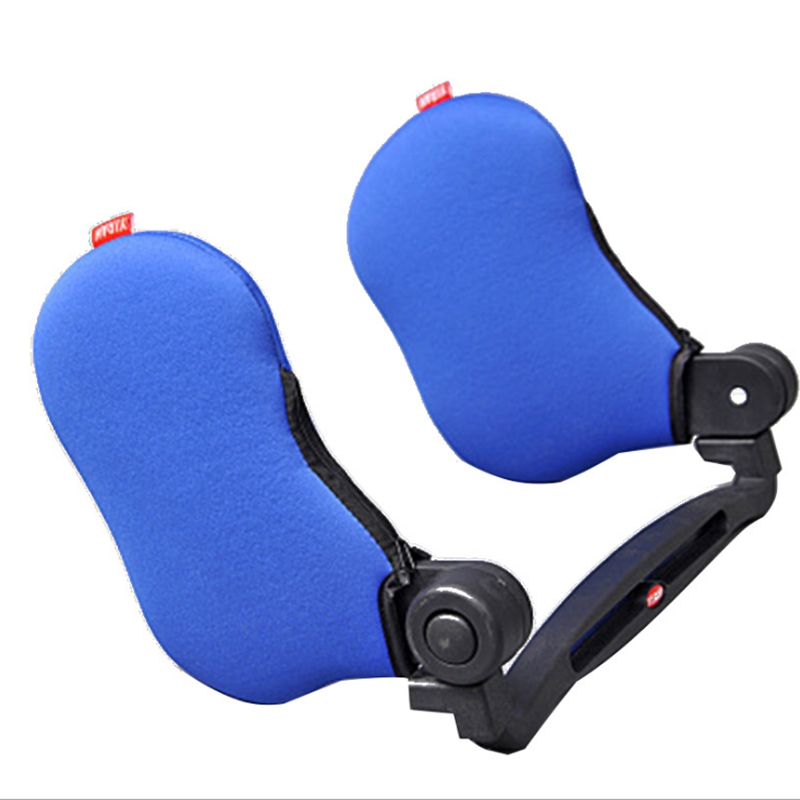 Mercedes Benz Car Neck Headrest Pillow Rest Head Nappa Leather Cushion Car Breathable Lumbar