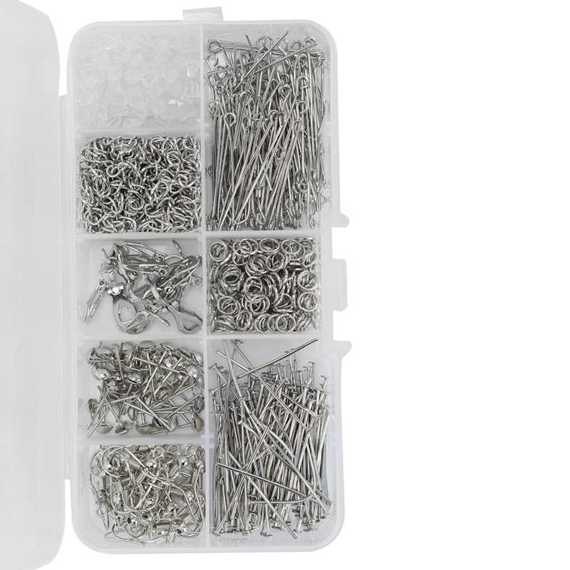 Brinco gancho jóias fazendo suprimentos resistente ao desgaste fácil armazenamento prático resistente para jóias diy profissionais amadores