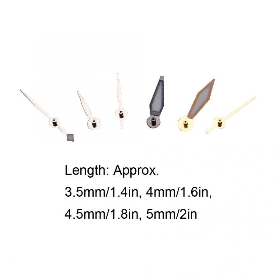 6 stks/set Mannen Horloge Tweede Handen DIY Vervanging Gereedschap Kit voor 7750 Beweging Horloge Reparatie Accessoire Horloge Onderdelen Reparatie Tools