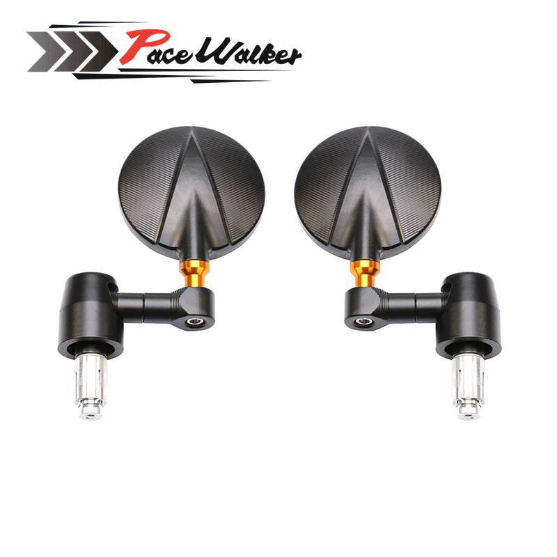 PACEWALKER neue Spy R80 Bar End motorrad hinten seite Spiegel für honda yamaha kawasaki