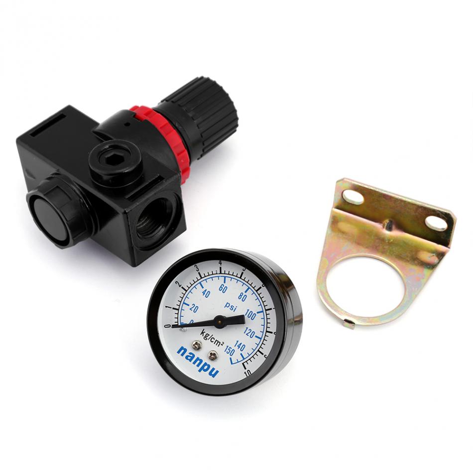 BR3000 G3/8'' Pressure Regulating Regulator G3/8'' Air Control Compressor Pressure Regulating Regulator Valve With Gauge