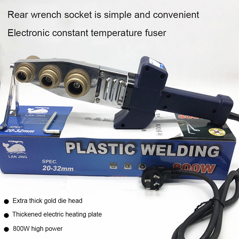 Electric Pipe Welding Machine Aluminum Heating Tool Electronic Constant Temperature Melt Thermostat Welding Machine