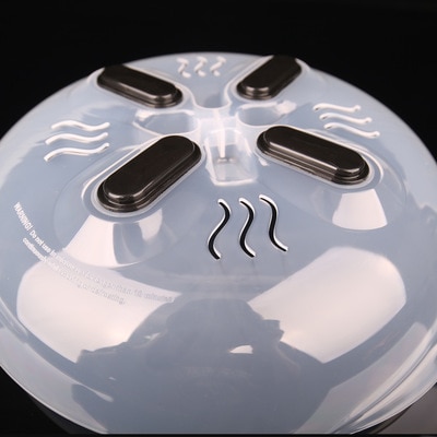 Magnet Splatter Guard Microwave Cover Hover Anti-Sputtering Cover With Steam Vent