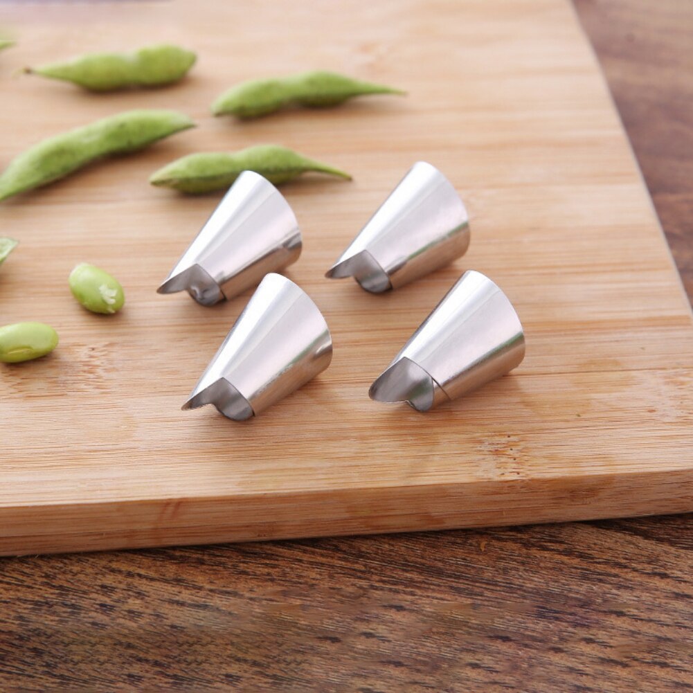 1PCS Stainless Steel Fingers Protectors Fingers Thumbs Cots for Harvesting Vegetable Fruits Plants Home Kitchen Supplies