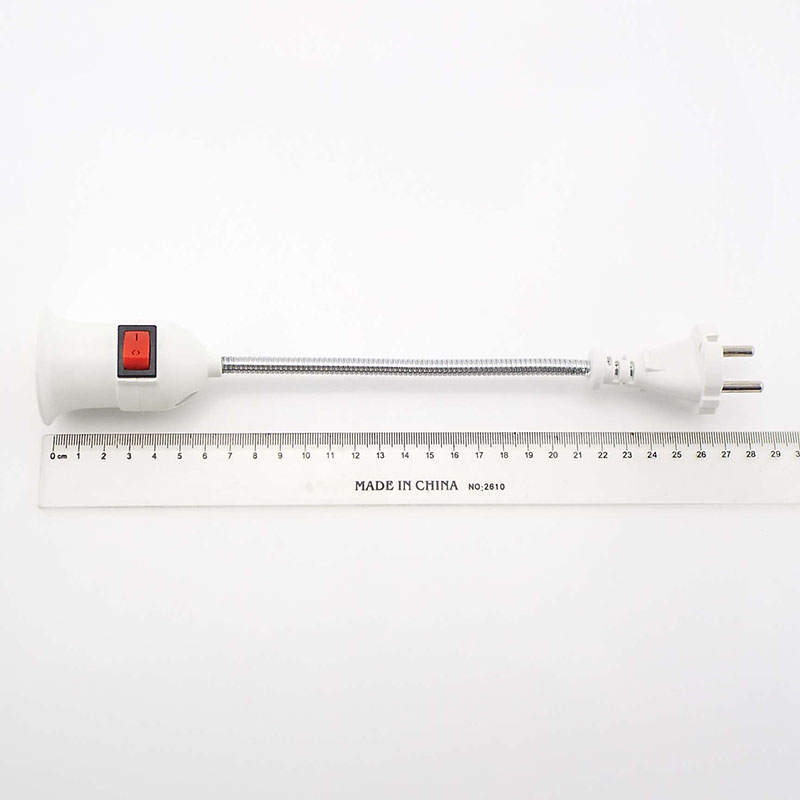 LED Lamp Basis Flexibele Lamphouder met AAN/UIT Schakelaar Verlengen Uitbreiding Converter E27 Schroef Socket EU Plug 110 V-220 V