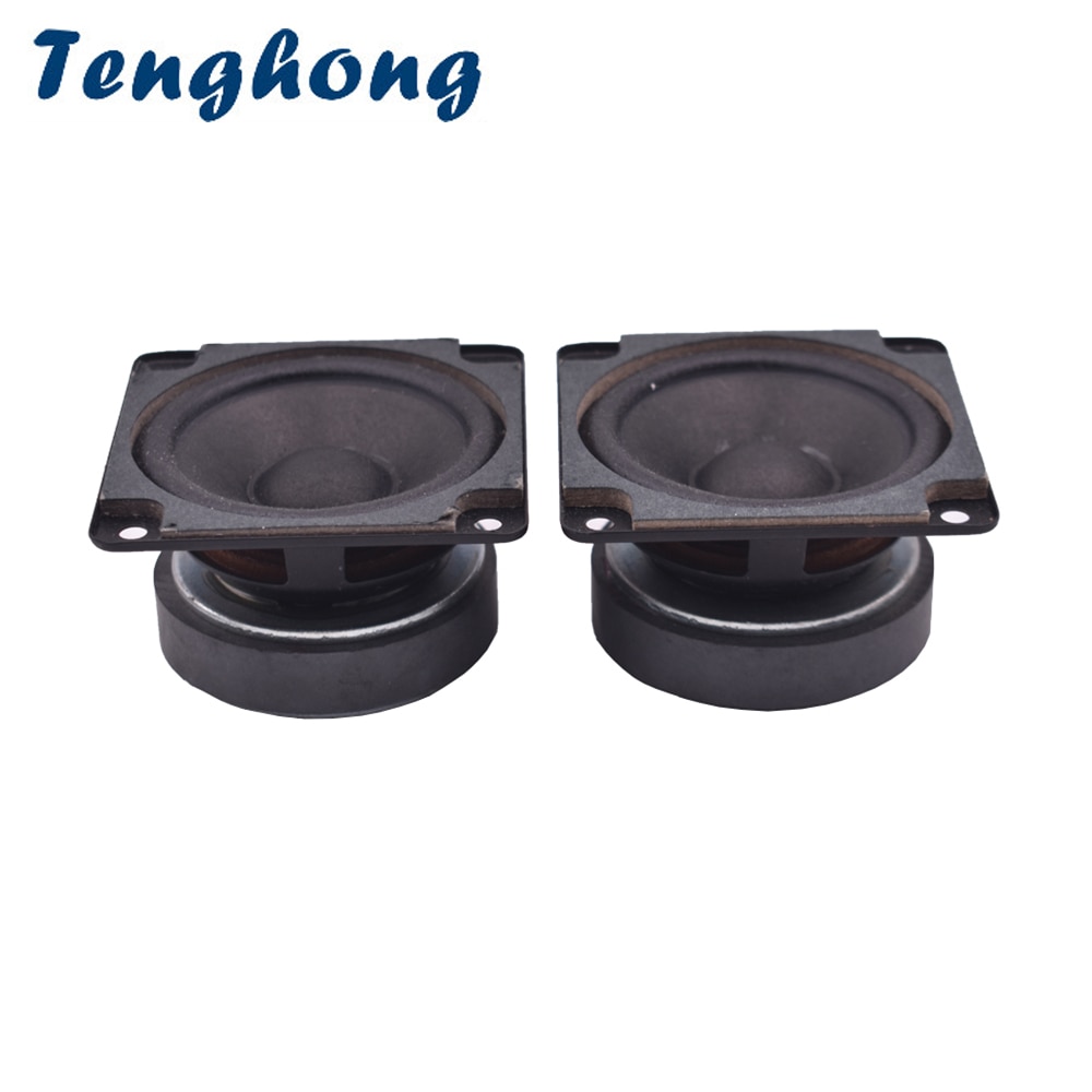 Tenghong 2 Stuks 2.75 Inch Full Range Speaker 4Ohm 8Ohm 10W Woofer Midrange Bass Reclame Machine Speakers Midrange Luidspreker