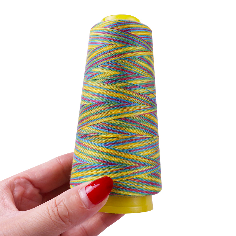 Gradient Color Polyester Sewing Thread Sewing Supplies High Tenacity Cotton Machine Overlock Sewing Accessories DIY: FRX0005