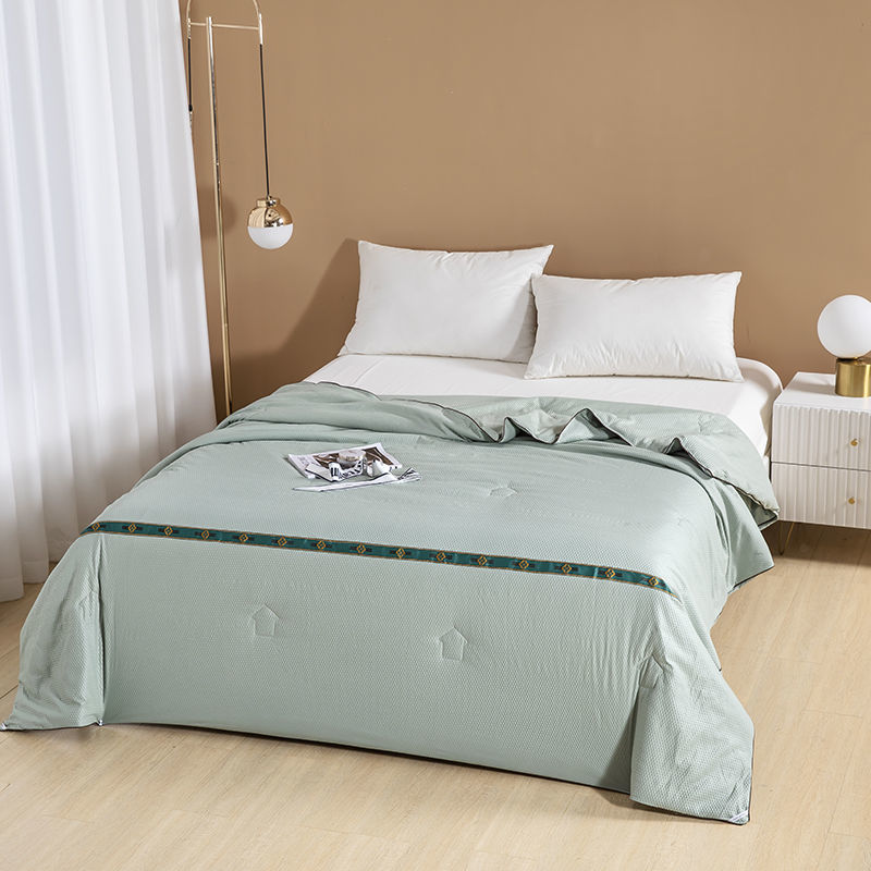 hoch-Ende-dünne sommer kühl Decke bestickt Decke Ader schlafsaal einzigen doppel Decke seersucker Band klimaanlage Decke