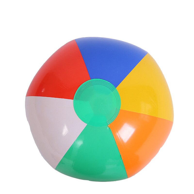 23cm Inflatable Beach Ball PVC Water Balloons Rainbow-Color Balls Summer Outdoor Beach Swimming Toys