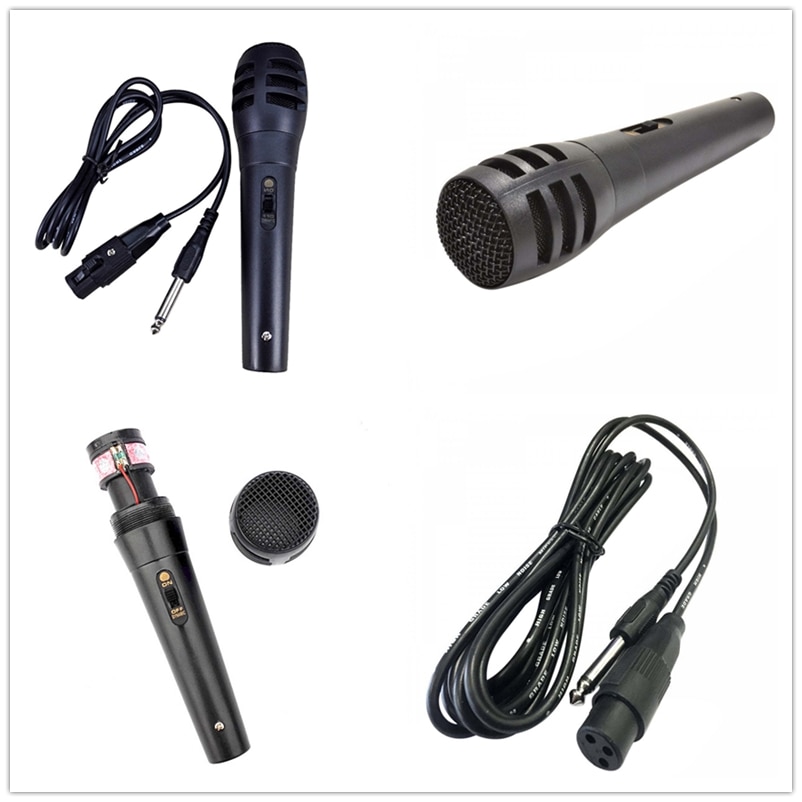 1Pc Mic Handheld Pro Dynamische Microfoon Handheld Microfoon Bedraad Karaoke Usb Ktv Player Mic Speaker Muziek Opnemen Microfoons