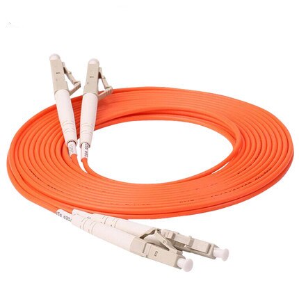 1 paire LC/UPC-LC/UPC câble de raccordement de cordon de raccordement à fibers optiques, duplex multimode 62.5/125, 10M/15M/20M/30M/35M/50M