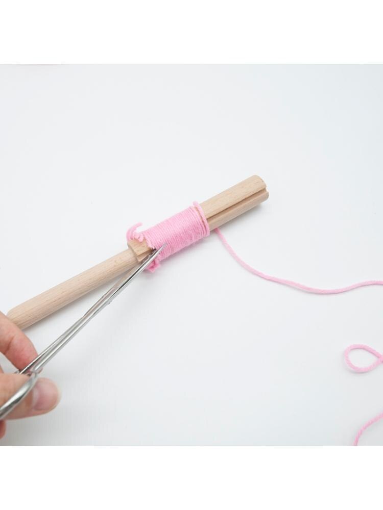 Wooden Latch Hook Crochet Yarn Cutter Tool for Tapestry Carpet Rug Making DIY Embroidery Crafts