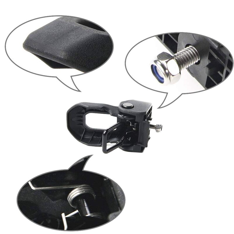 Para jeep wrangler jk jl 2007-2019 capô bloqueio do carro capô acessórios de modificação