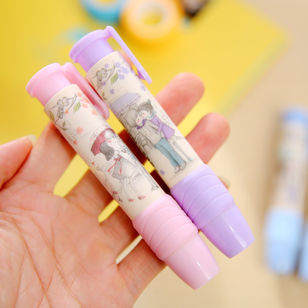Gum - Pen Vorm - Intrekbaar - 1 Set - Rubber - School & Kantoor