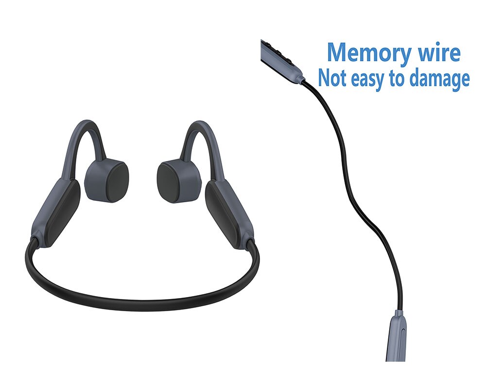 16GB Waterproof MP3 Player - IPX8 Bone Conduction Headset for Diving, Swimming, Surfing