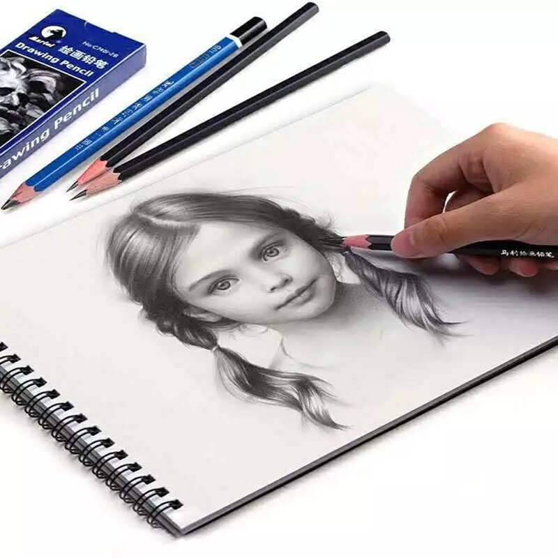 Art Set Drawing Sketching Set With Sketch Graphite Charcoal Pencils Bag Eraser Art Kit for Student Artist