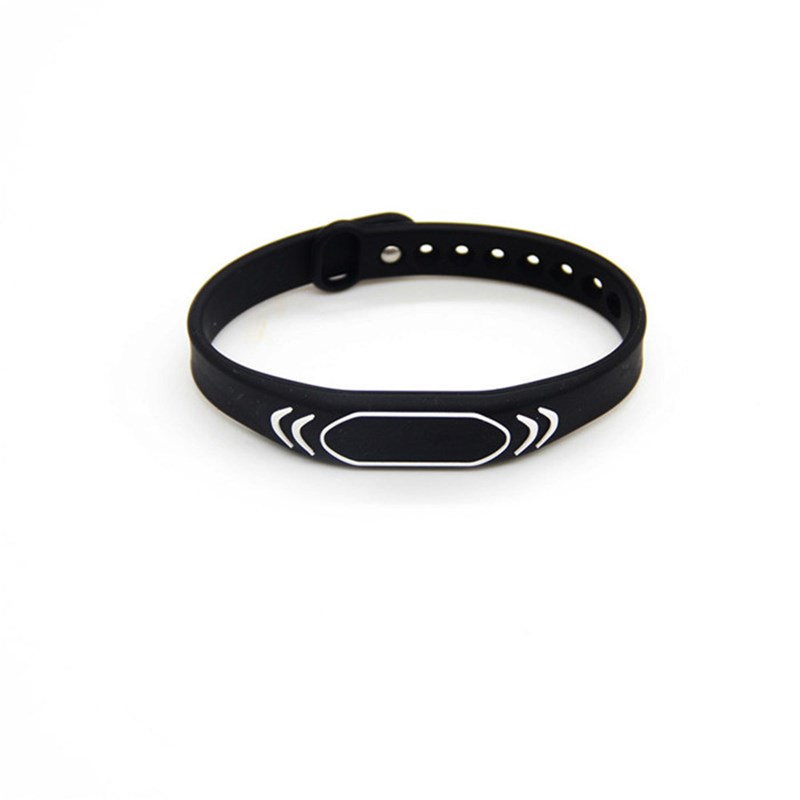 MIFARE-pulsera clásica ajustable de 13,56 MHZ, 1K, NFC, ISO14443A, RFID, tarjeta IC, banda de silicona, tarjeta de Control de acceso a la puerta, 1 ud.